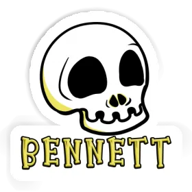 Bennett Sticker Skull Image