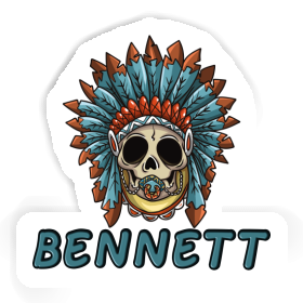 Bennett Sticker Baby-Skull Image