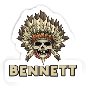 Bennett Sticker Skull Image