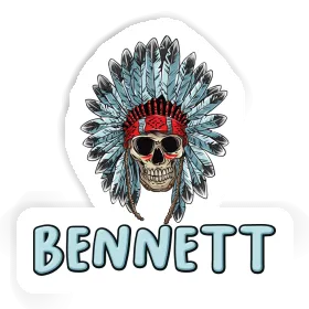 Bennett Sticker Skull Image