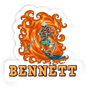 Bennett Sticker Surfer Image