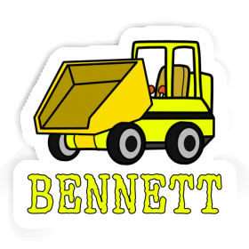 Sticker Front Tipper Bennett Image