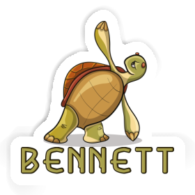 Autocollant Bennett Tortue yoga Image