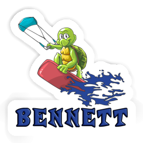 Sticker Bennett Kitesurfer Image