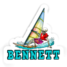 Sticker Surfer Bennett Image