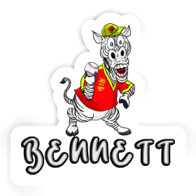 Sticker Zebra Bennett Image