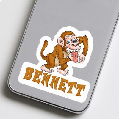 Singe Autocollant Bennett Laptop Image