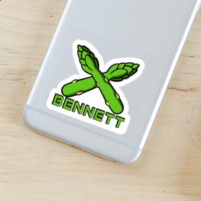 Bennett Sticker Asparagus Laptop Image