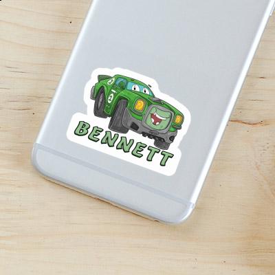 Bennett Sticker Race car Notebook Image