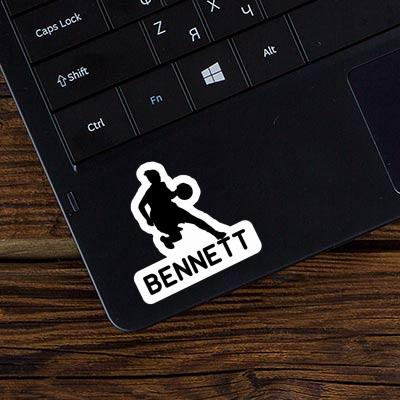 Sticker Bennett Basketball Player Gift package Image