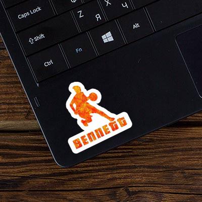 Sticker Bennett Basketball Player Laptop Image