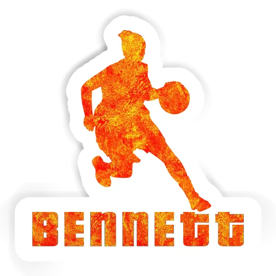 Autocollant Joueuse de basket-ball Bennett Image