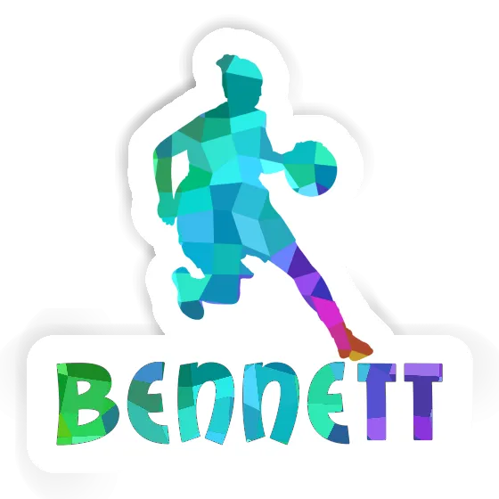 Autocollant Joueuse de basket-ball Bennett Gift package Image