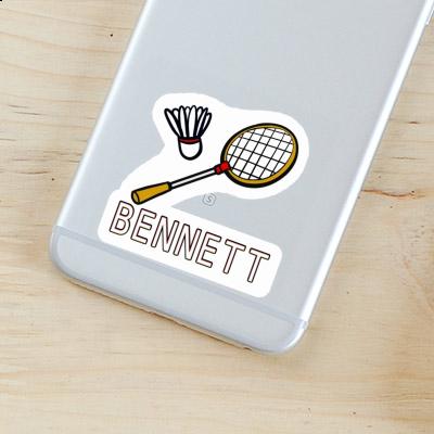 Raquette de badminton Autocollant Bennett Laptop Image