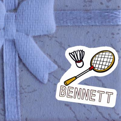 Raquette de badminton Autocollant Bennett Notebook Image