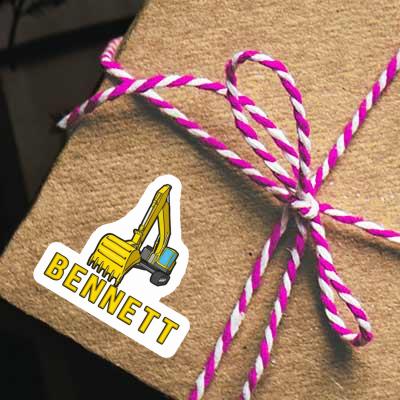 Excavator Sticker Bennett Gift package Image