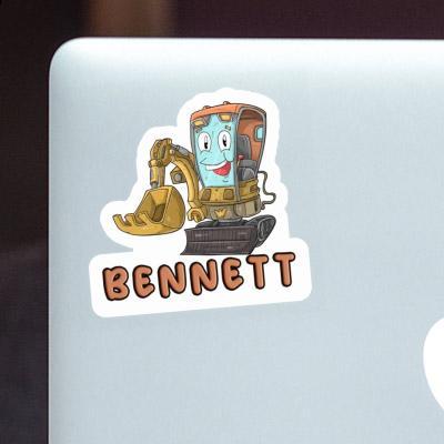 Sticker Excavator Bennett Gift package Image