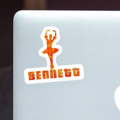 Sticker Bennett Ballerina Laptop Image