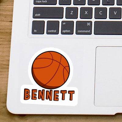 Basketball Sticker Bennett Laptop Image