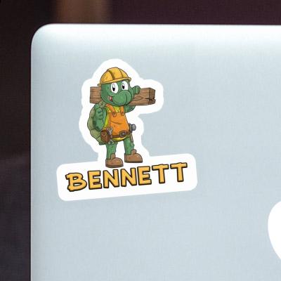 Sticker Bennett Construction worker Laptop Image