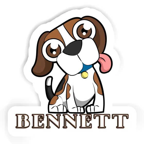 Beagle Sticker Bennett Gift package Image