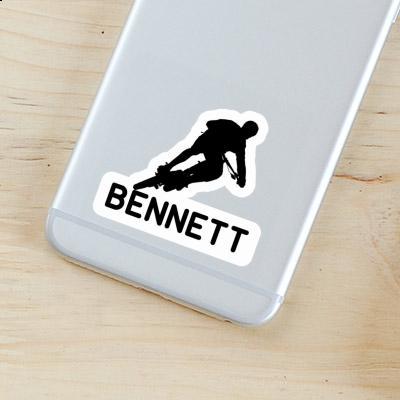 Biker Sticker Bennett Notebook Image