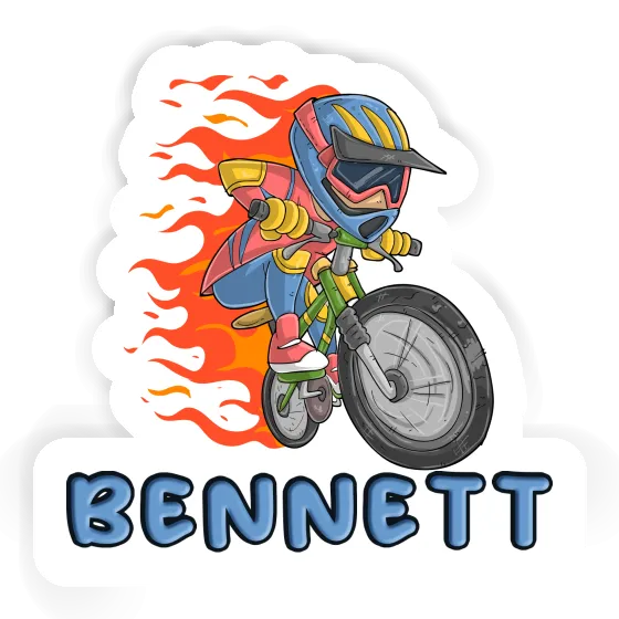 Sticker Bennett Biker Laptop Image