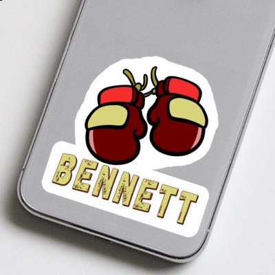 Autocollant Gant de boxe Bennett Laptop Image