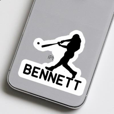 Sticker Baseballspieler Bennett Image