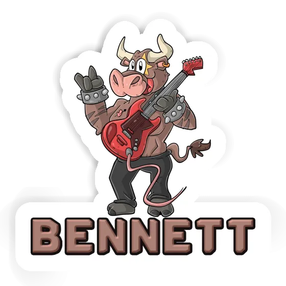 Gitarrist Sticker Bennett Notebook Image