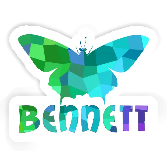 Butterfly Sticker Bennett Laptop Image