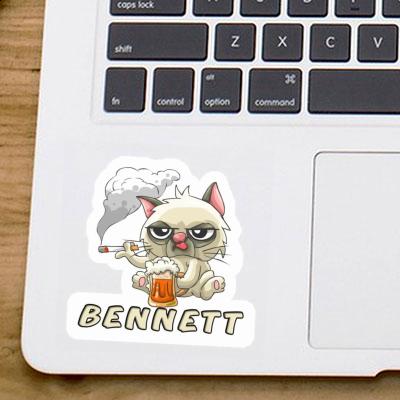 Sticker Bennett Bad Cat Notebook Image