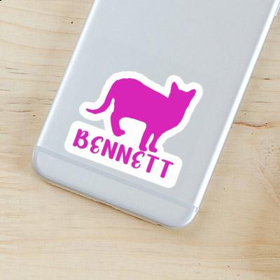 Bennett Sticker Cat Notebook Image