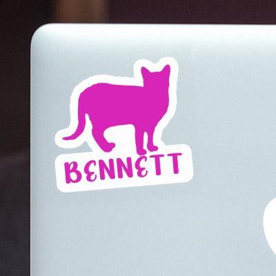 Bennett Sticker Cat Laptop Image