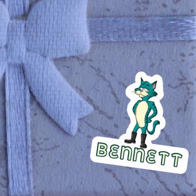 Sticker Bennett Cat Laptop Image