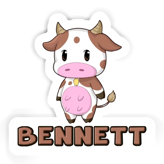 Sticker Bennett Cow Laptop Image