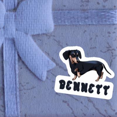 Bennett Sticker Dachshund Laptop Image