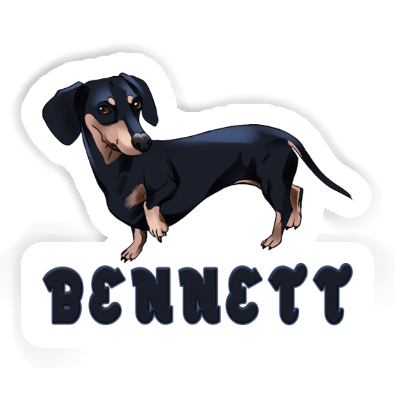 Bennett Sticker Dachshund Image