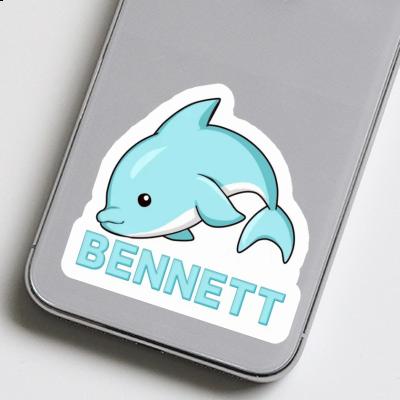 Bennett Aufkleber Delphin Image