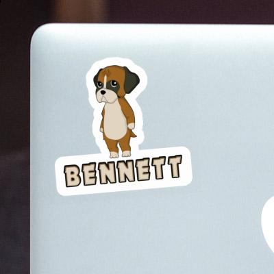 Boxer Autocollant Bennett Laptop Image