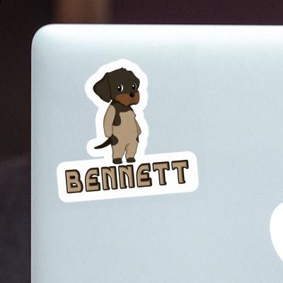 Bennett Sticker German Wirehaired Notebook Image