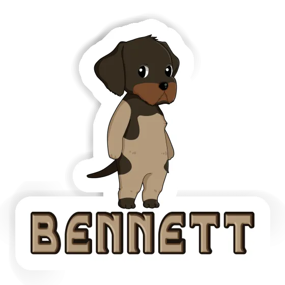 Bennett Sticker German Wirehaired Laptop Image