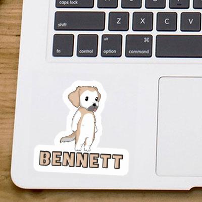 Sticker Bennett Golden Retriever Notebook Image