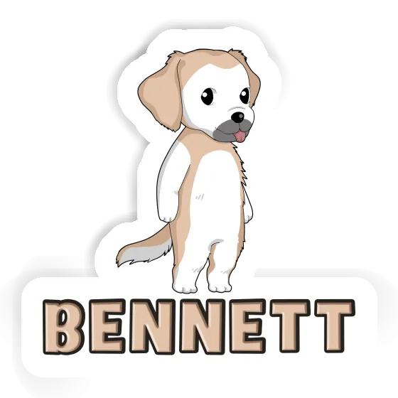 Sticker Bennett Golden Retriever Laptop Image