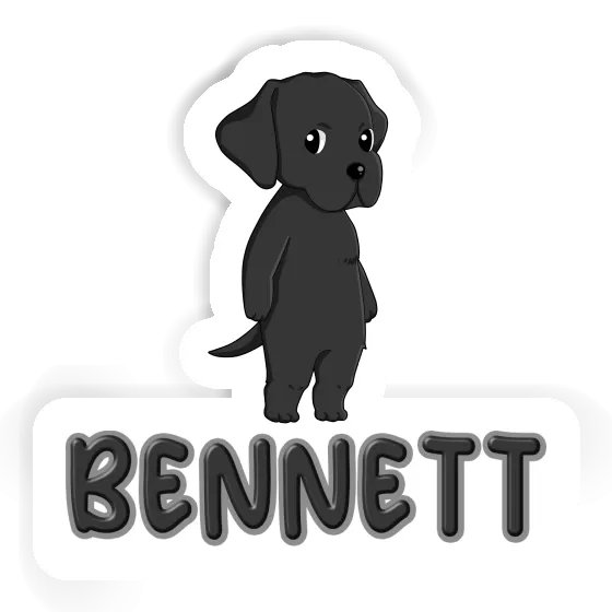 Sticker Labrador Retriever Bennett Notebook Image