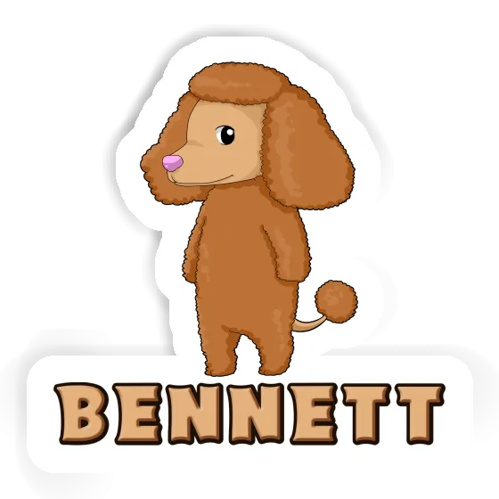 Bennett Sticker Poodle Laptop Image