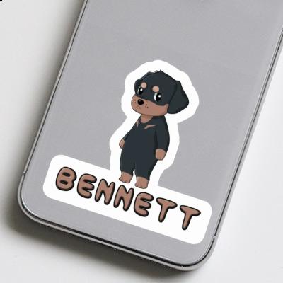 Rottweiler Sticker Bennett Notebook Image