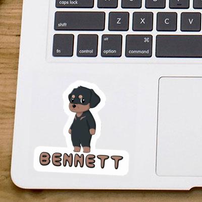 Sticker Rottweiler Bennett Notebook Image