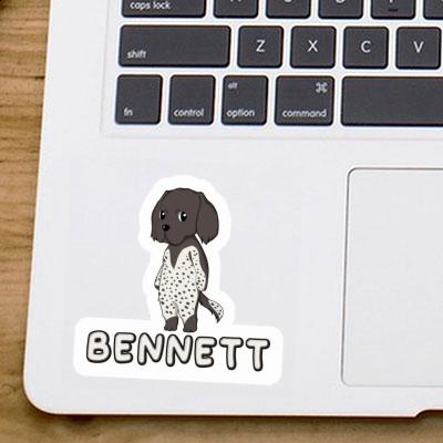 Sticker Small Munsterlander Bennett Notebook Image