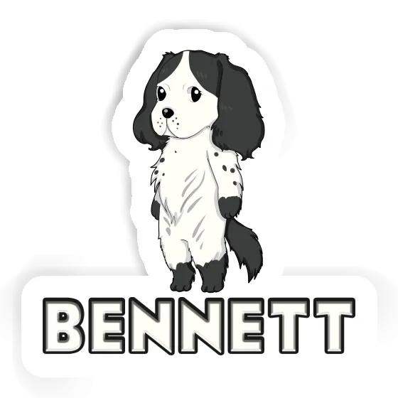 Sticker Bennett Cocker Spaniel Gift package Image